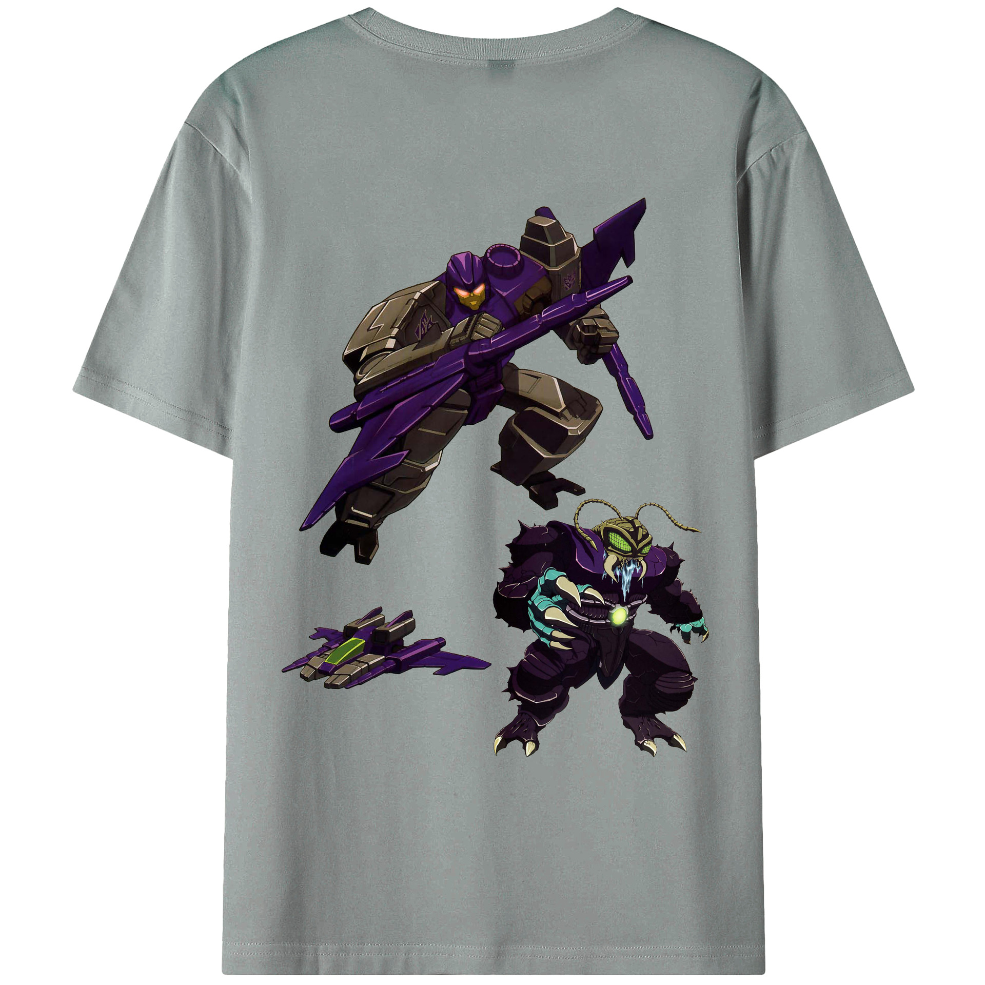 （画像用）  綿100％ メンズ半袖Tシャツ（バックプリント） 通気性